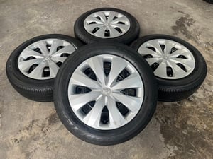 ล้อกระทะ 4รู100 Toyota ขอบ 15 แถมยาง 175-65-15 Goodyear ปี 19 ล้อกระทะ 4รู100 Toyota ขอบ 15 แถมยาง 175-65-15 Goodyear ปี 19