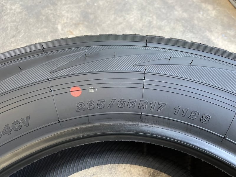 ยางใหม่ 265-65-17 Yokohama ปลายปี 25 ใหม่กริ๊บ