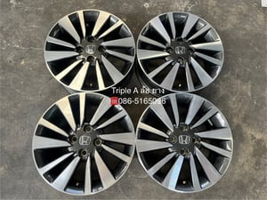 ล้อแม็กป้ายแดง Honda City SV รุ่นใหม่ ขอบ 15 เทาหน้าเงา สวยกริ๊บ