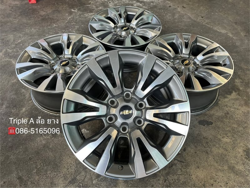 ล้อแม็ก Chevrolet Trailblazer ขอบ 18 เทาหน้าเงา