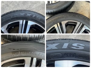 ล้อแม็กพร้อมยาง Toyota Yaris Ativ รุ่นใหม่ ขอบ 16 ดำหน้าเงา