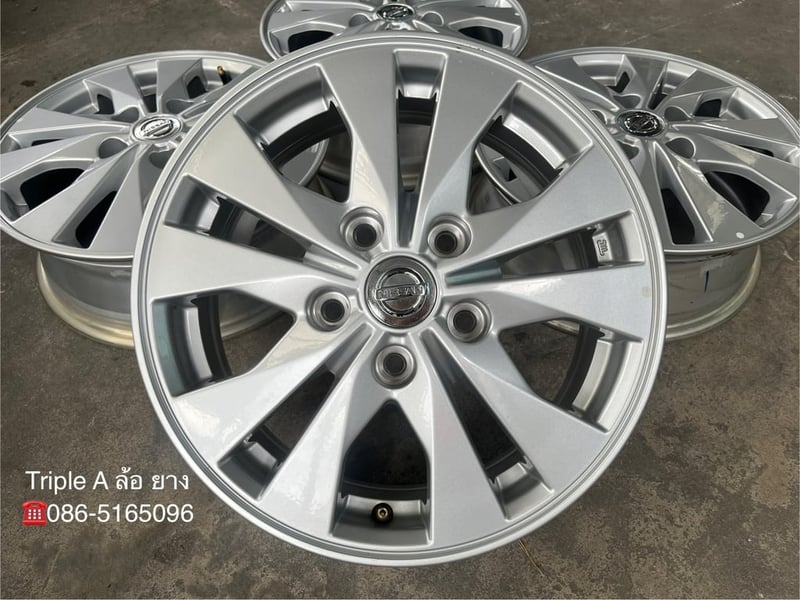 ล้อแม็กป้ายแดง 5รู114 Nissan Serena รุ่นใหม่ล่าสุด ขอบ 15 สวยกริ๊บ