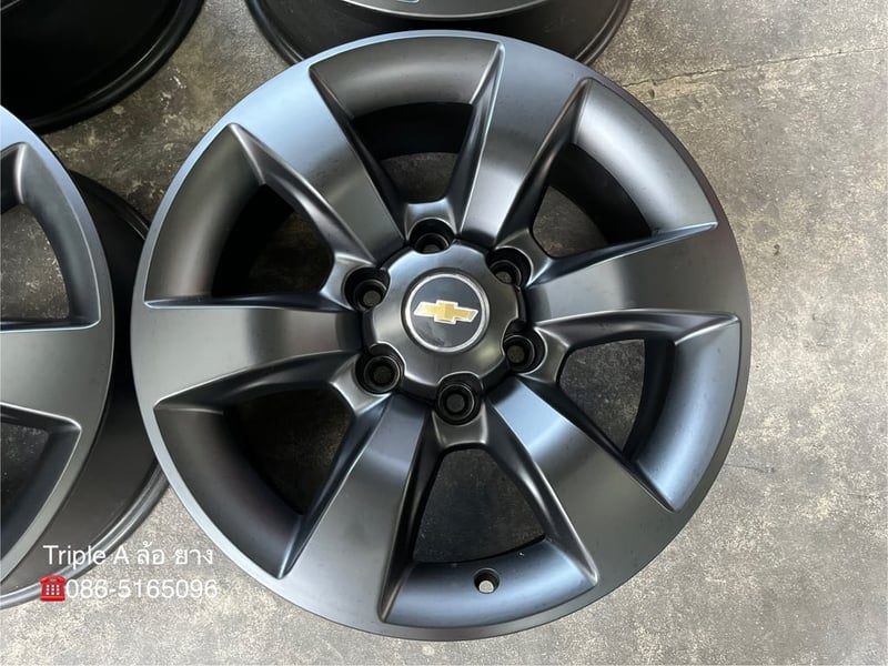 ล้อแม็ก Chevrolet Trailblazer ขอบ 18 สีดำ สวยกริ๊บ
