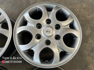 ล้อแม็ก ฮุนได Hyundai H1 ขอบ 16 สีไฮเปอร์ สภาพสวยมาก