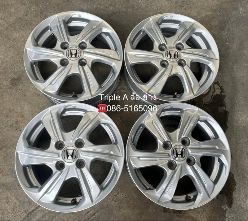 ล้อแม็ก 4รู100 Honda Brio ขอบ 14 สภาพดี