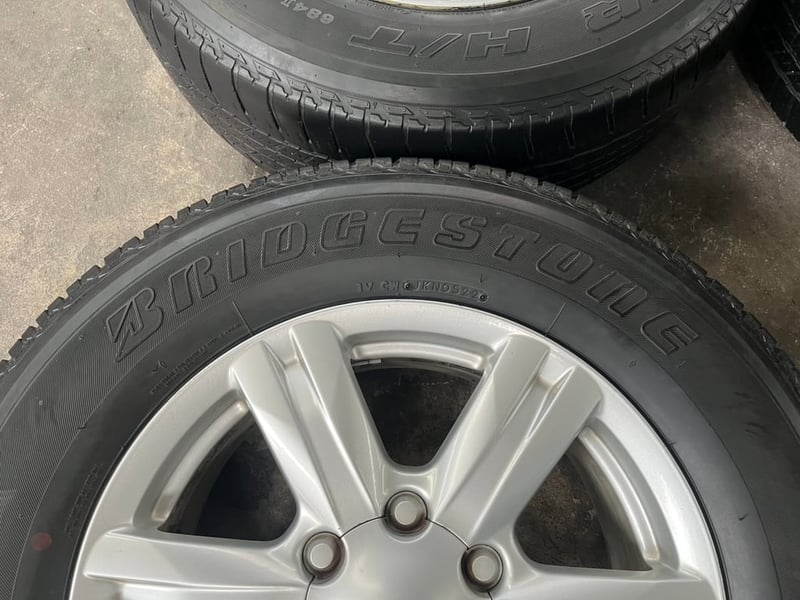 ล้อแม็ก ISUZU MU-X ขอบ 17 แถมยาง 265-65-17 Bridgestone ปี 21