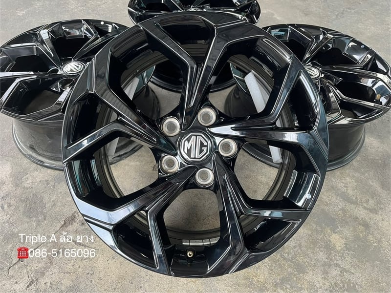 ล้อแม็ก 5รู112 MG 5 ขอบ 16 สีดำ
