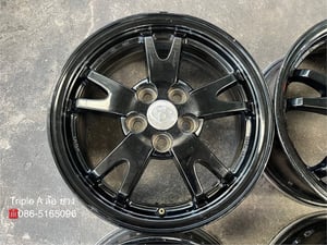 ล้อแม็ก 5รู100 Toyota Prius ขอบ 15 สีดำ
