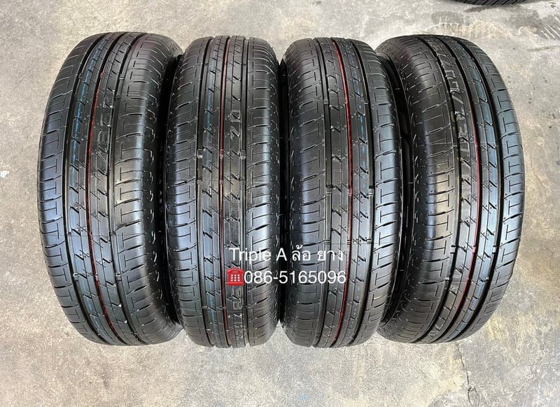 ยางใหม่ป้ายแดง 175-65-14 Bridgestone สวยกริ๊บ ถอดจากรถใหม่ป้ายแดง