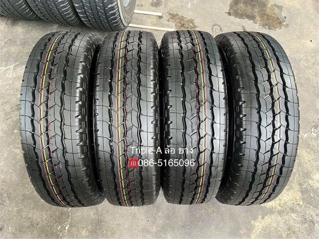 ยางใหม่ป้ายแดง 195R14 Bridgestone ปลายปี 25 เหมาะสำหรับ รถกระบะบรรทุกตัวเตี้ย ยางใหม่ป้ายแดง 195R14 Bridgestone ปลายปี 25 เหมาะสำหรับ รถกระบะบรรทุกตัวเตี้ย