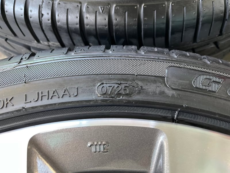 ล้อแม็ก Honda Accord G9 ขอบ 18 สีเทาหน้าเงา พร้อมยางใหม่ 225-45-18 GOODRIDE ปี 25