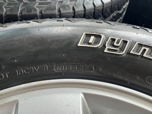 ล้อแม็ก 6รู139 Toyota Vigo ขอบ 16 พร้อมยาง 265-70-16 Hankook(แก้มขาว) ปี 21 