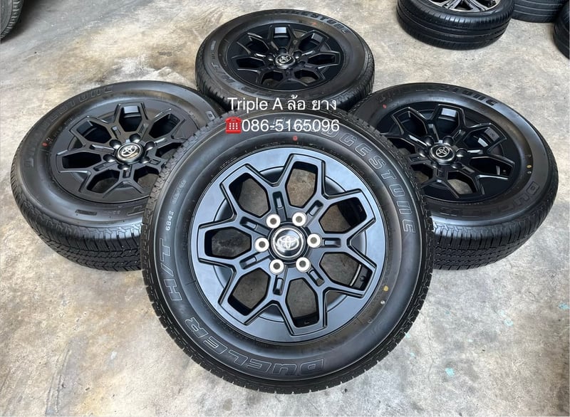 ล้อแม็กพร้อมยางป้ายแดง Toyota TRAVO รุ่นใหม่ล่าสุด ขอบ 18 สวยกริ๊บ