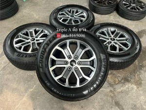 ล้อแม็กป้ายแดง Ford Everest รุ่นใหม่ล่าสุด ขอบ 18 พร้อมยางใหม่ป้ายแดง 255-65-18 Goodyear ปี 25
