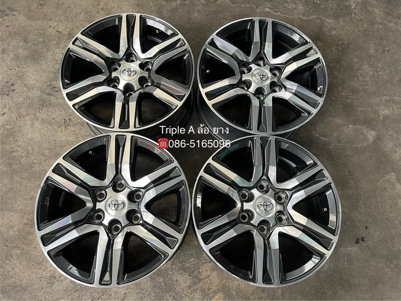 ล้อแม็กป้ายแดง Toyota Fortuner Leader S รุ่นใหม่ ขอบ 17 เทาหน้าเงา ใหม่กริ๊บ ล้อแม็กป้ายแดง Toyota Fortuner Leader S รุ่นใหม่ ขอบ 17 เทาหน้าเงา ใหม่กริ๊บ