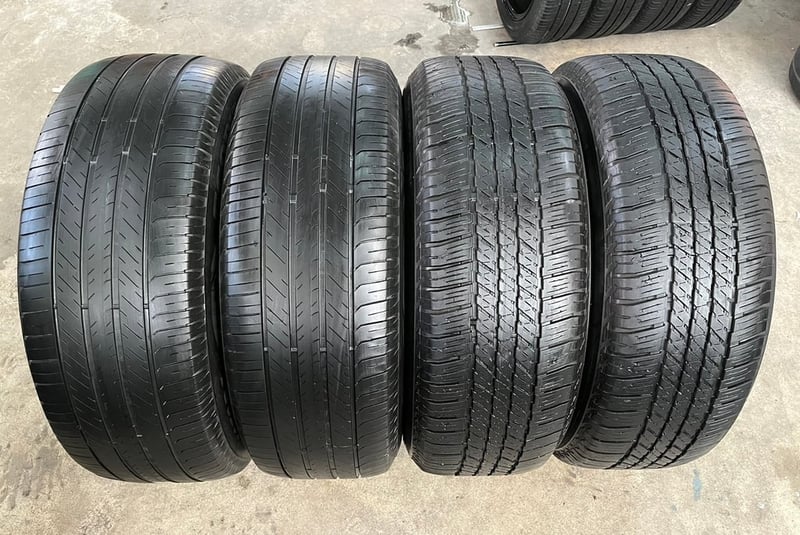 ล้อแม็ก ISUZU MU-X ขอบ 18 สีเทา แถมยาง 265-60-18 Bridgestone ปี 20