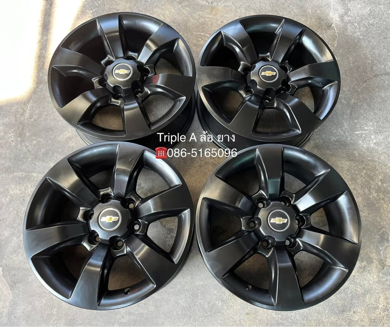 ล้อแม็ก Chevrolet Trailblazer ขอบ 18 สีดำ สวยกริ๊บ