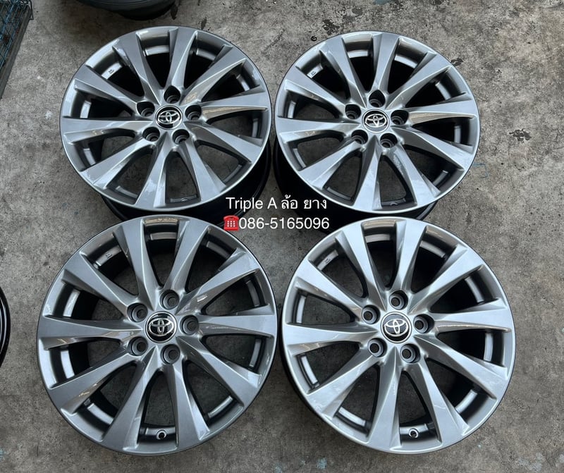ล้อแม็ก Toyota Camry ขอบ 17 สีไฮเปอร์ สวยกริ๊บ