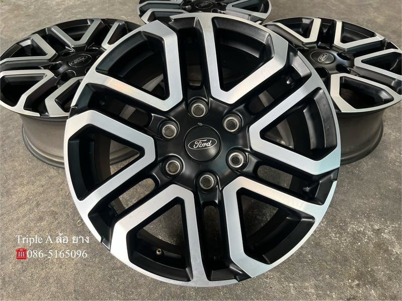 ล้อแม็กป้ายแดง Ford Next-Gen Sport ขอบ 18 ดำหน้าเงา สวยกริ๊บ