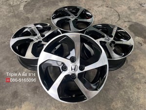 ล้อแม็ก Honda City ใบพัด ขอบ 15 สีดำหน้าเงา สวยกริ๊บ
