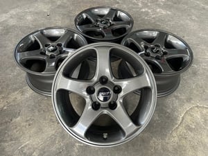 ล้อแม็ก 5รู114 Yachiyoda ขอบ 15 สีเทากัน สวยกริ๊บ