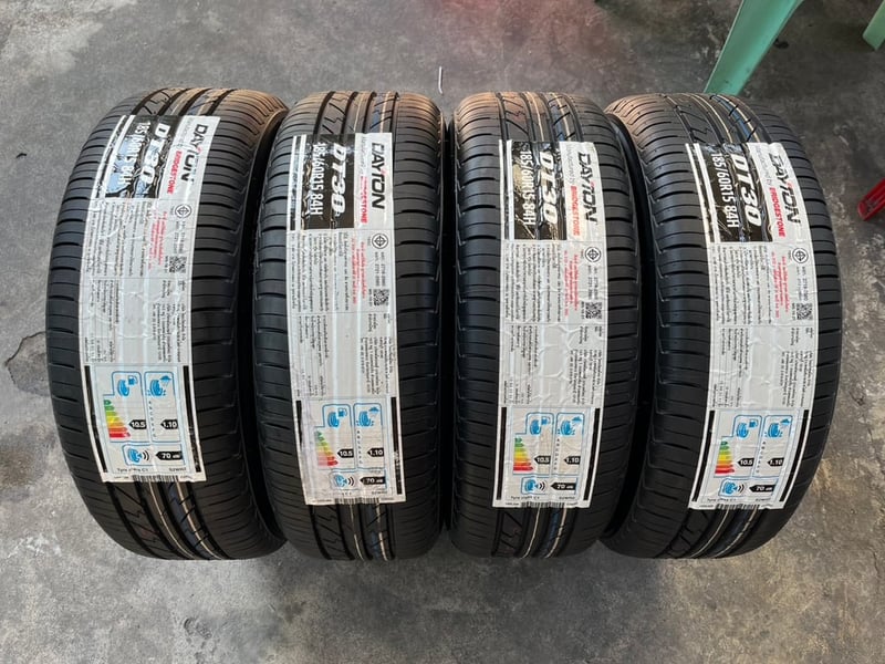 ล้อแม็กป้ายแดง Nissan Almera รุ่นใหม่ ขอบ 15 พร้อมยางใหม่ 185-60-15 DAYTON ปี 26