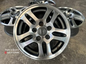 ล้อแม็ก 5รู114 Honda CRV G2 ขอบ 15 เทาหน้าเงา สภาพสวย ล้อแม็ก 5รู114 Honda CRV G2 ขอบ 15 เทาหน้าเงา สภาพสวย