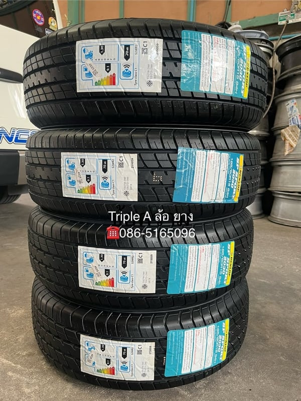 ยางใหม่ 185-60-15 Dunlop ปลายปี 25 ใหม่กริ๊บ