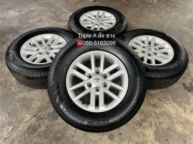 ล้อแม็กพร้อมยางป้ายแดง Toyota Fortuner BMC ขอบ 17 สวยกริ๊บ