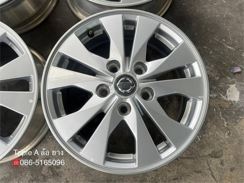 ล้อแม็กป้ายแดง 5รู114 Nissan Serena รุ่นใหม่ล่าสุด ขอบ 15 สวยกริ๊บ