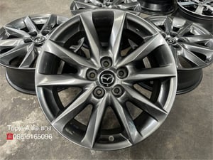 ล้อแม็ก 5รู114 Mazda 3 ขอบ 18 สีไฮเปอร์ สวยกริ๊บ
