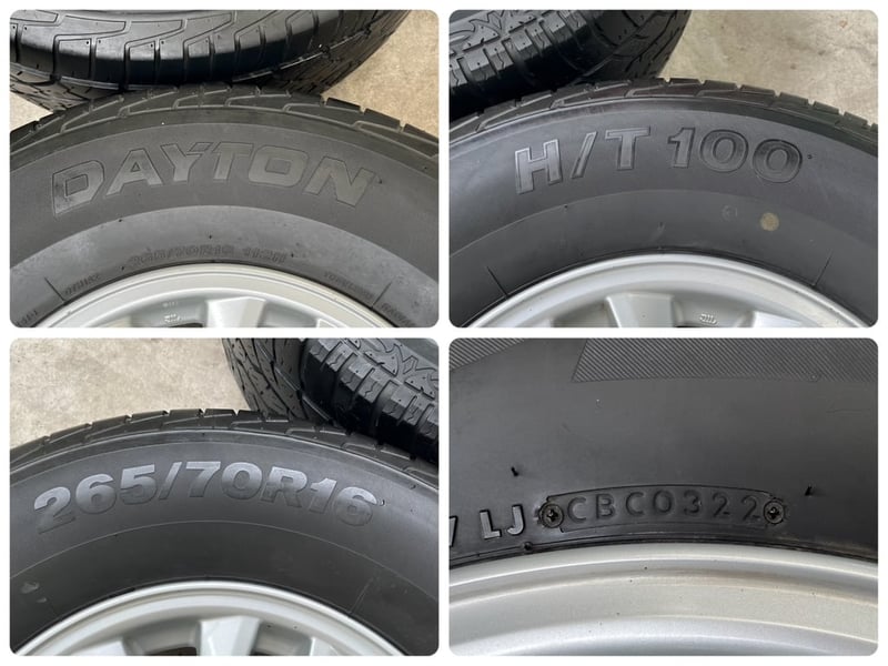 ล้อแม็กพร้อมยาง 6รู139 Mitsu Triton ขอบ 16