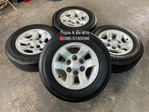 ล้อแม็ก 6รู139 Toyota Sport Rider D4D ขอบ 15 แถมยาง 215-70-15 Goodride ปี 23