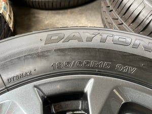 ล้อแม็กพร้อมยางใหม่ Mazda 2 Skyactiv ขอบ 15 สีดำ