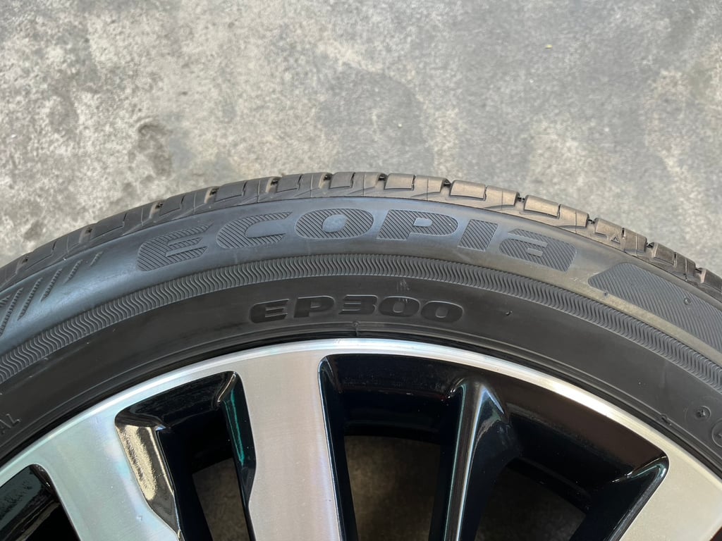 ล้อแม็ก Honda Jazz GK ตัวท็อป ขอบ 16 ดำหน้าเงา พร้อมยาง 185-55-16 Bridgestone ปี 23