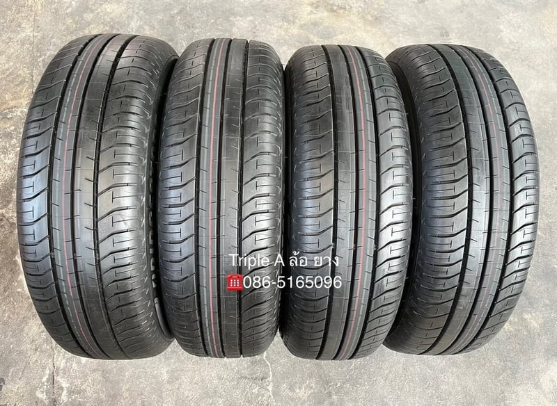 ยางใหม่ป้ายแดง 195-65-15 Bridgestone สวยกริ๊บ ถอดจากรถใหม่ป้ายแดง