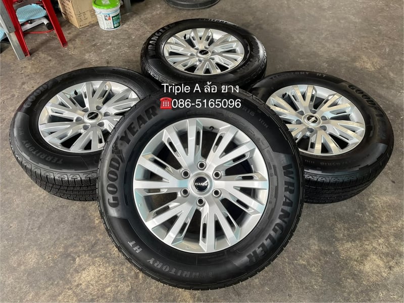 ล้อแม็กพร้อมยางใหม่ป้ายแดง ISUZU D-Max ขอบ 18 ใหม่กริ๊บ