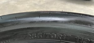 ยางใหม่ป้ายแดง 255-70-17 Bridgestone ปี 25 ใหม่กริ๊บ ถอดจากโชว์รูม