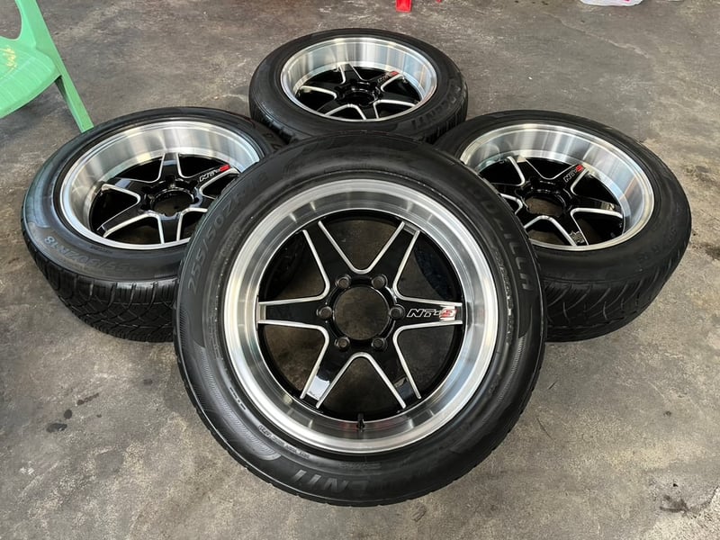 ล้อแม็กแถมยาง 6รู139 WELD ขอบ 18