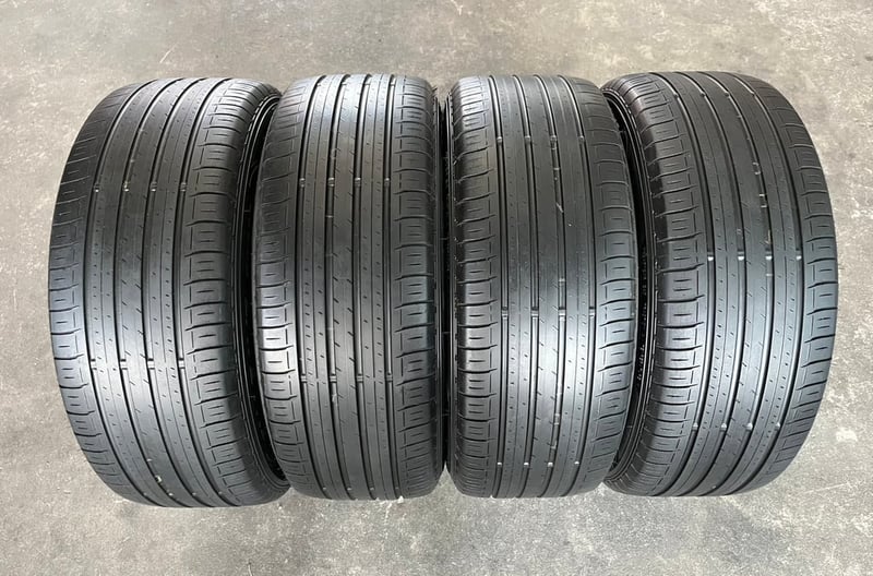 ล้อแม็ก Honda Civic FE ขอบ 16 เทาหน้าเงา พร้อมยาง 215-55-16 Dunlop ปลายปี 21