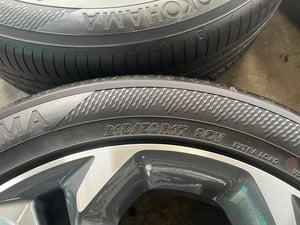 ล้อแม็กป้ายแดง Honda Civic FE RS ตัวท็อป ขอบ 17 พร้อมยาง 215-50-17 Yokohama(Japan) ปี 24 ล้อแม็กป้ายแดง Honda Civic FE RS ตัวท็อป ขอบ 17 พร้อมยาง 215-50-17 Yokohama(Japan) ปี 24