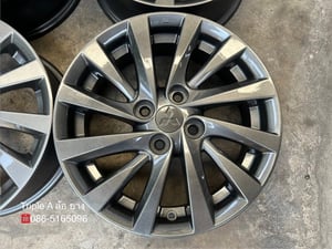 ล้อแม็ก Mitsu Attrage ขอบ 15 สีเทาไฮเปอร์ สวยกริ๊บ
