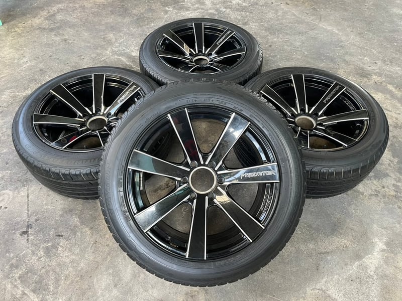 ล้อแม็ก 6รู139 PREDATOR ใบพัด ขอบ 20 แถมยาง 265-50-20 Dunlop ปลายปี 19