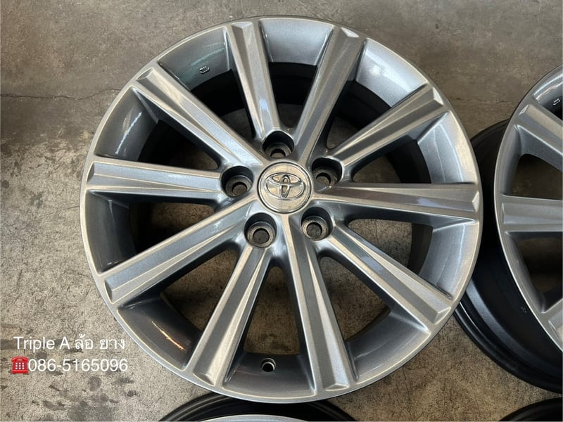 ล้อแม็ก 5รู114 Toyota Camry (ลาย 10 ก้าน) ขอบ 17 สีไฮเปอร์ สวยกริ๊บ