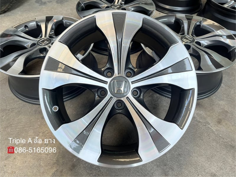 ล้อแม็ก Honda CRV G4 ขอบ 18 สีเทาหน้าเงา สวยกริ๊บ