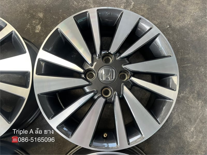 ล้อแม็กป้ายแดง Honda City SV รุ่นใหม่ ขอบ 15 เทาหน้าเงา สวยกริ๊บ