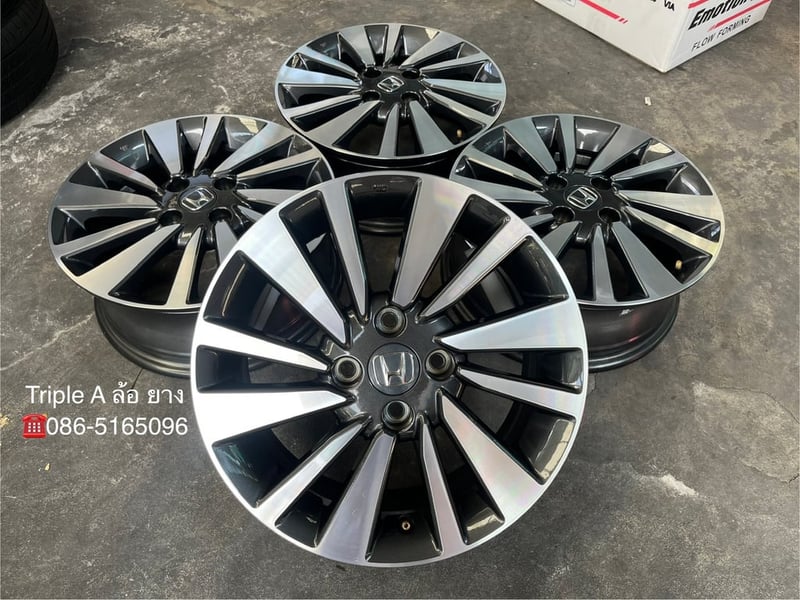 ล้อแม็กป้ายแดง Honda City SV รุ่นใหม่ ขอบ 15 เทาหน้าเงา สวยกริ๊บ
