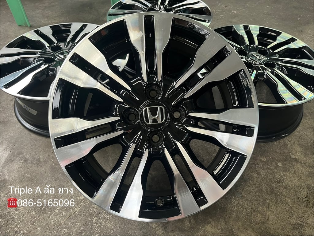 ล้อแม็ก Honda City ก้านคู่ ขอบ 16 สีดำหน้าเงา สวยกริ๊บ ล้อแม็ก Honda City ก้านคู่ ขอบ 16 สีดำหน้าเงา สวยกริ๊บ