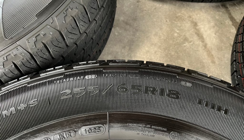 ยางใหม่ป้ายแดง 255-65-18 Goodyear ปี 25 ใหม่กริ๊บ ไม่ผ่านการใช้งาน