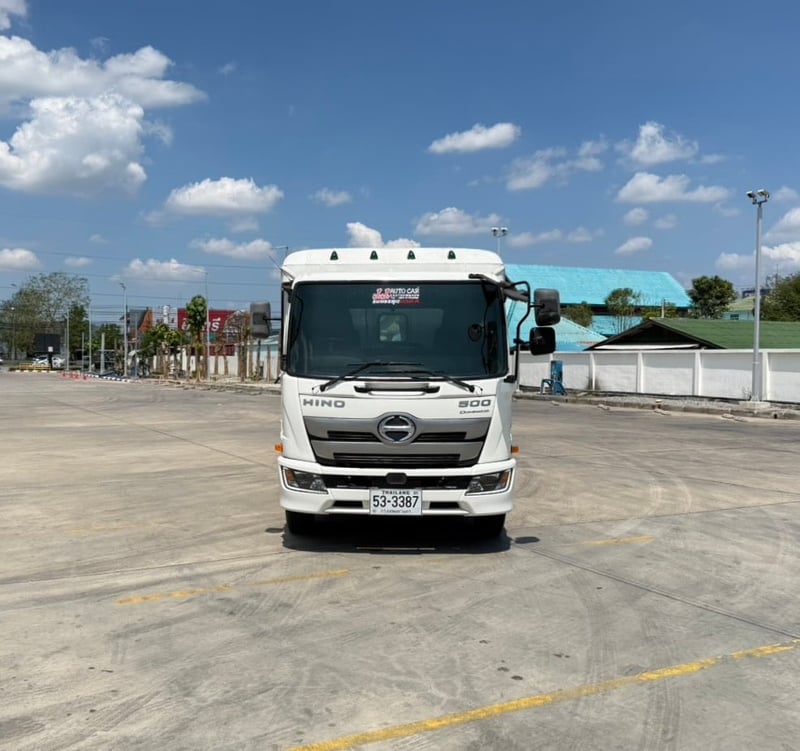 HINO NEW FC9J 175 เเรง กระบะบรรทุกมีหลังคารับส่งพนักงาน 5.60 เมตร HINO NEW FC9J 175 เเรง กระบะบรรทุกมีหลังคารับส่งพนักงาน 5.60 เมตร